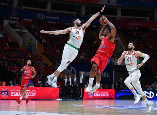 Баскетбол. Евролига. Матч ЦСКА - "Баскония"