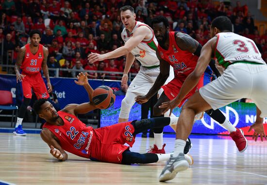 Баскетбол. Евролига. Матч ЦСКА - "Баскония"