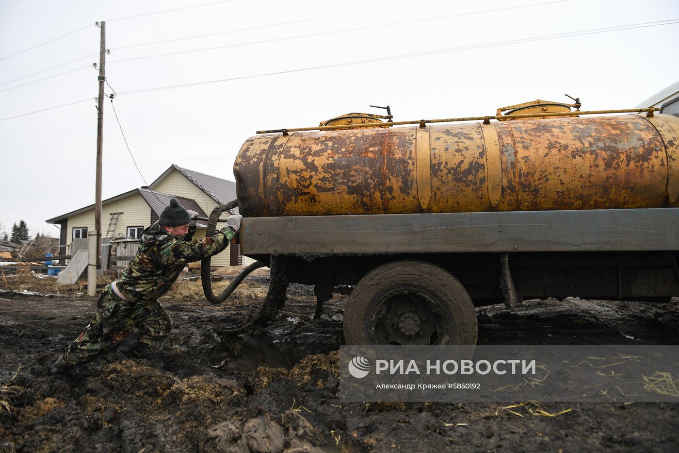 Деревня Аполлоновка в Омской области