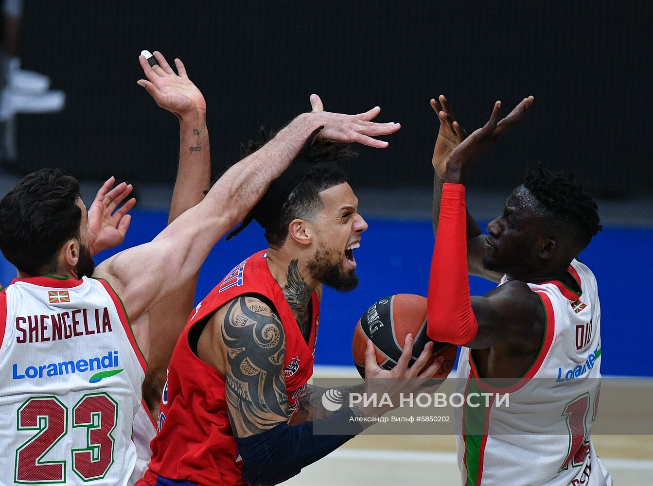 Баскетбол. Евролига. Матч ЦСКА - "Баскония"