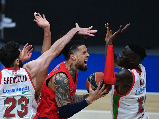 Баскетбол. Евролига. Матч ЦСКА - "Баскония"