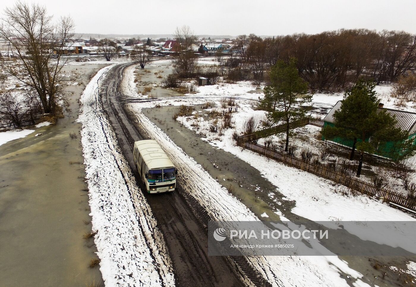 Деревня Аполлоновка в Омской области