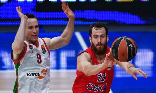 Баскетбол. Евролига. Матч ЦСКА - "Баскония"