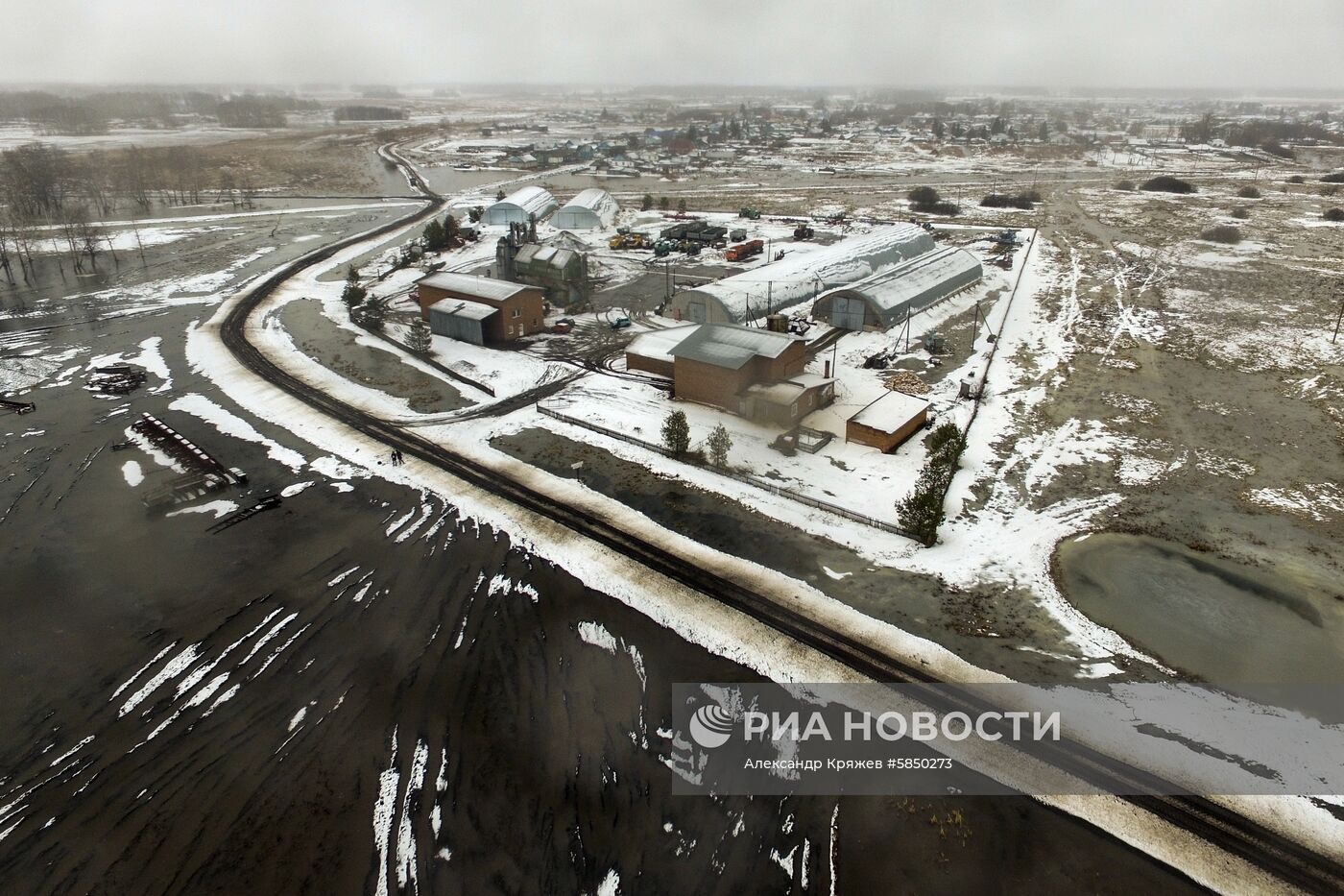 Деревня Аполлоновка в Омской области