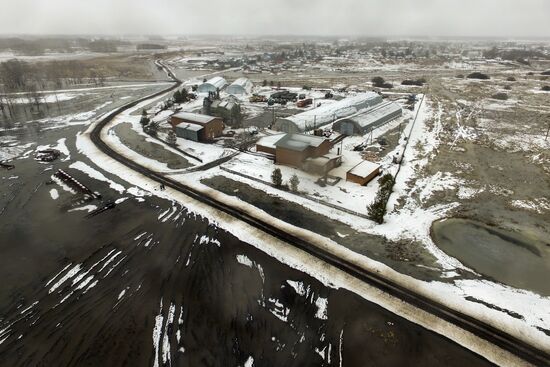 Деревня Аполлоновка в Омской области