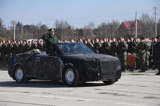 Репетиция парада Победы в Алабино 