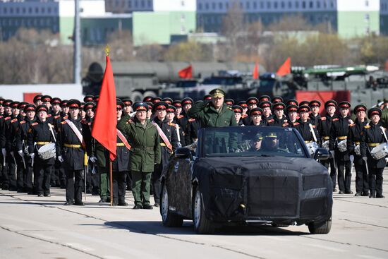 Репетиция парада Победы в Алабино 