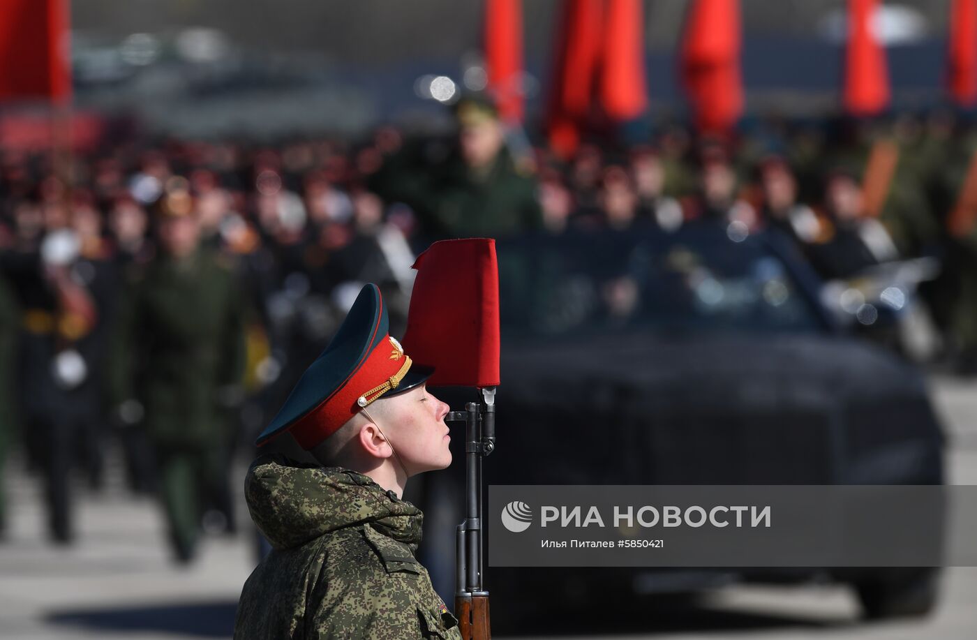 Репетиция парада Победы в Алабино 