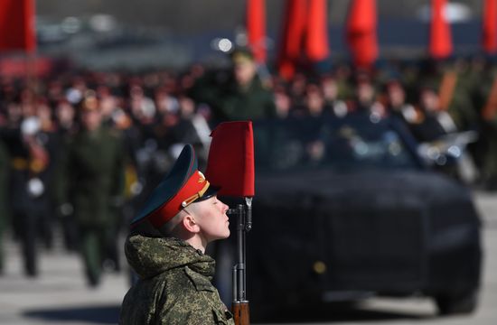 Репетиция парада Победы в Алабино 