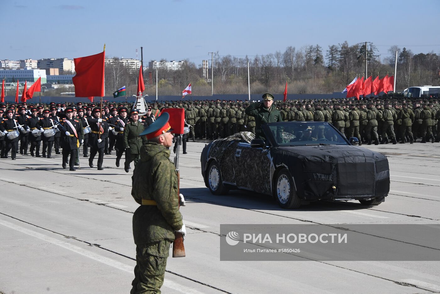 Репетиция парада Победы в Алабино 