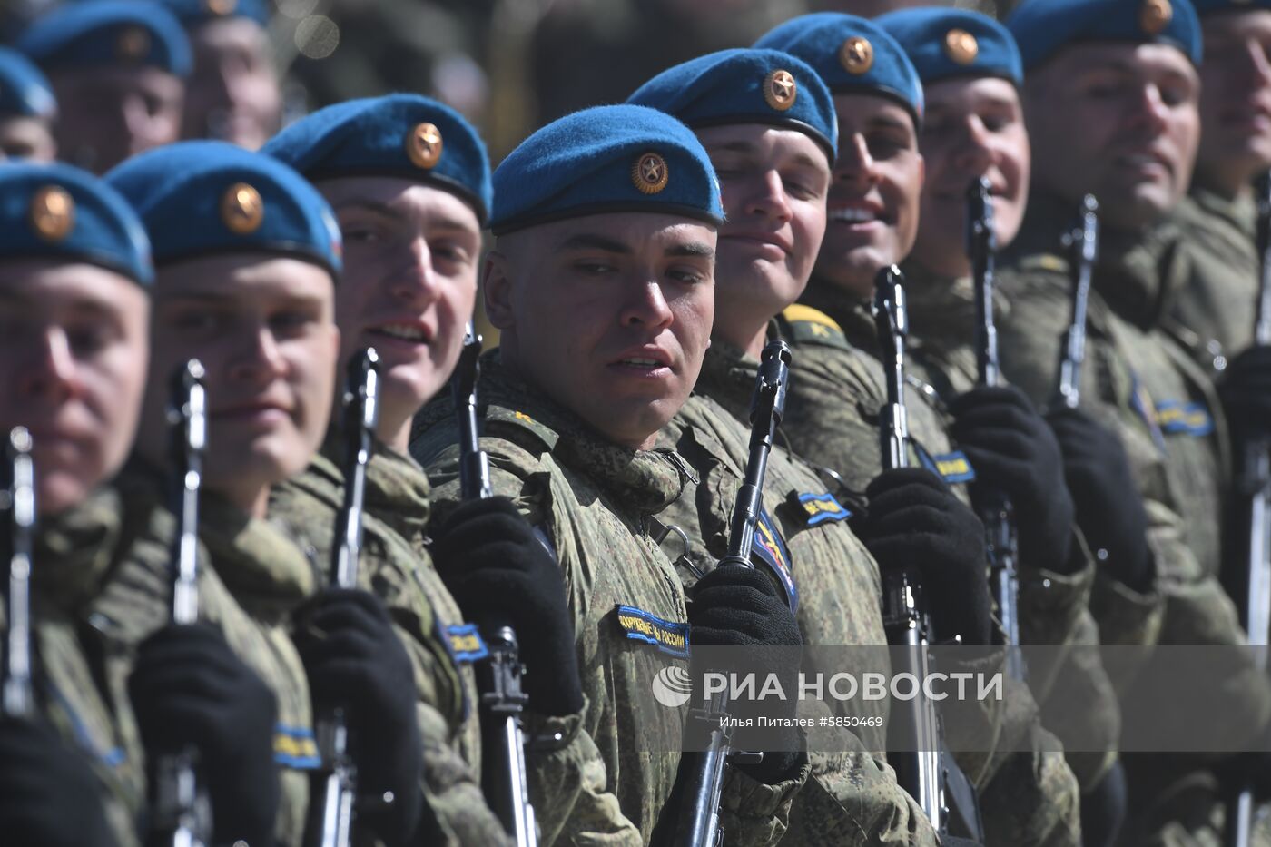 Репетиция парада Победы в Алабино