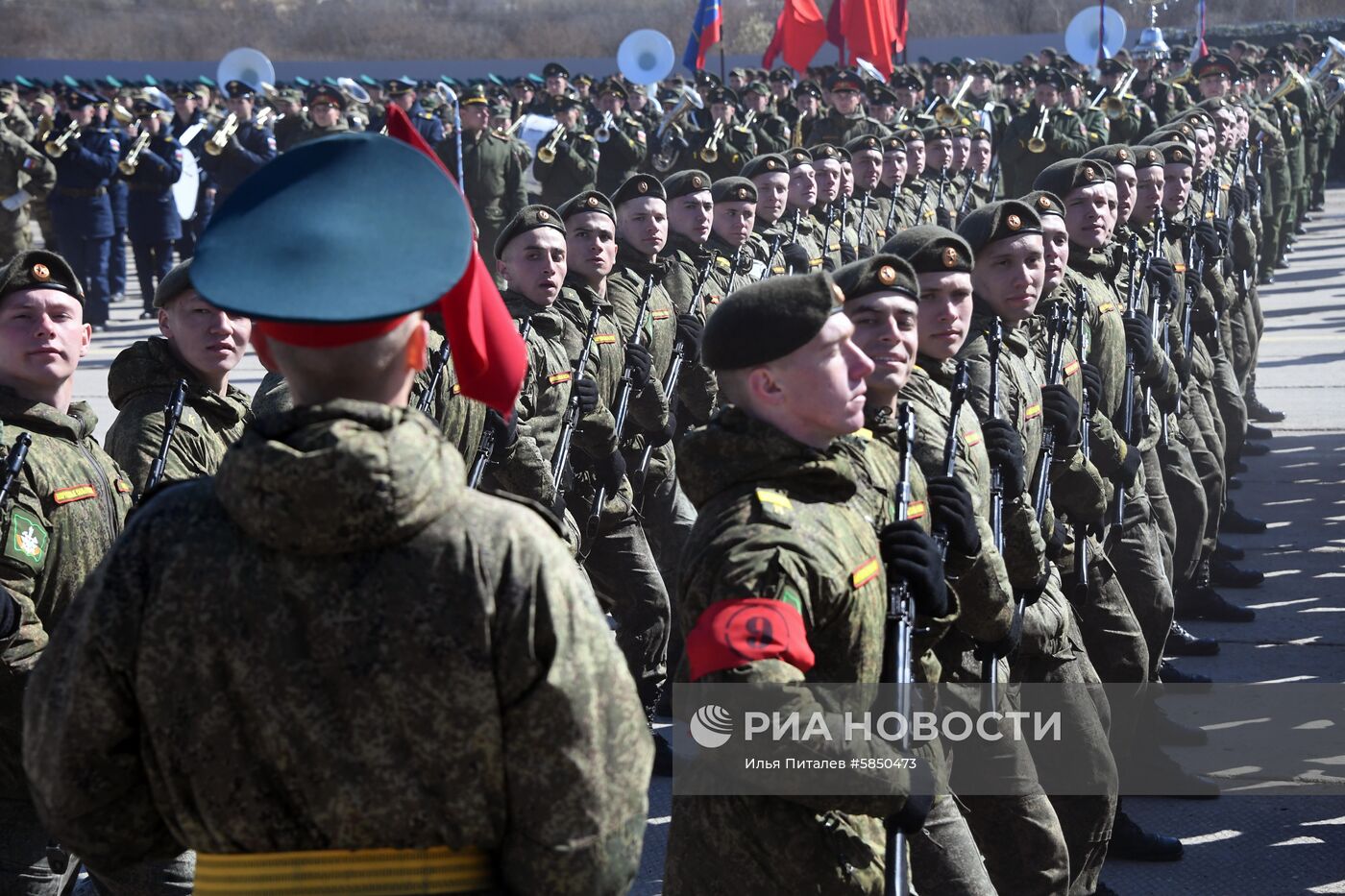 Репетиция парада Победы в Алабино 