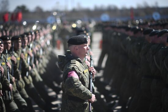 Репетиция парада Победы в Алабино 