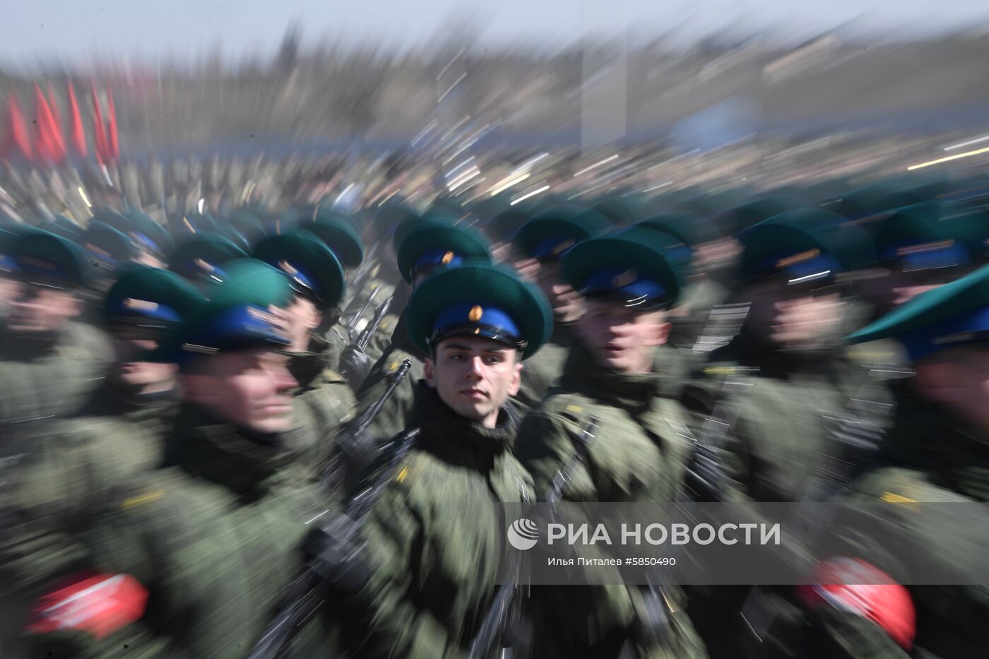 Репетиция парада Победы в Алабино 