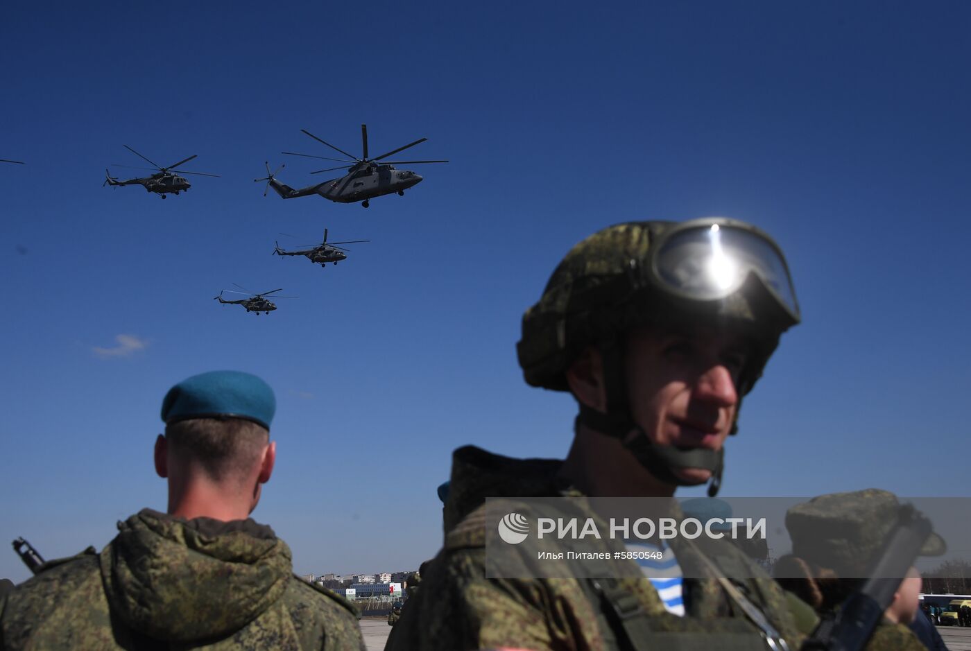 Репетиция парада Победы в Алабино 