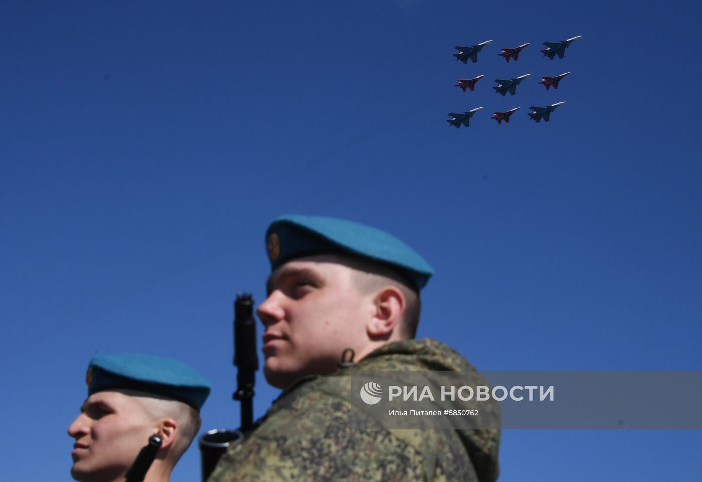 Репетиция парада Победы в Алабино 