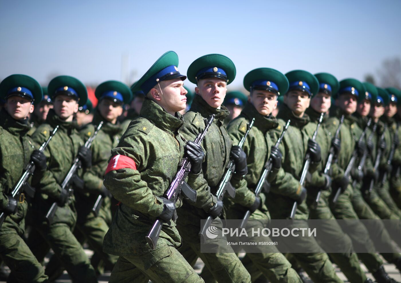Репетиция парада Победы в Алабино