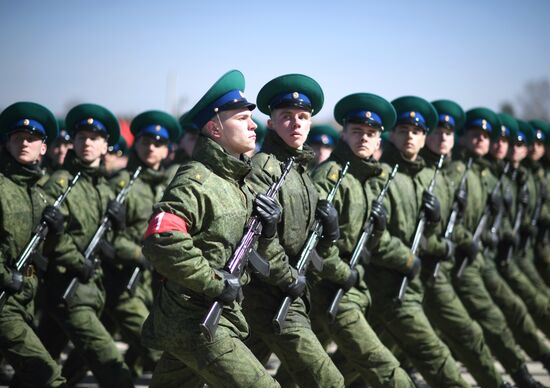 Репетиция парада Победы в Алабино 