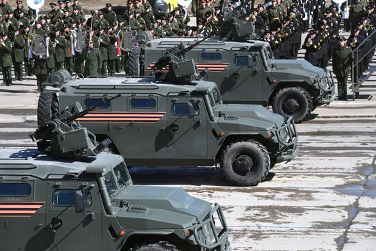 Репетиция парада Победы в Алабино 