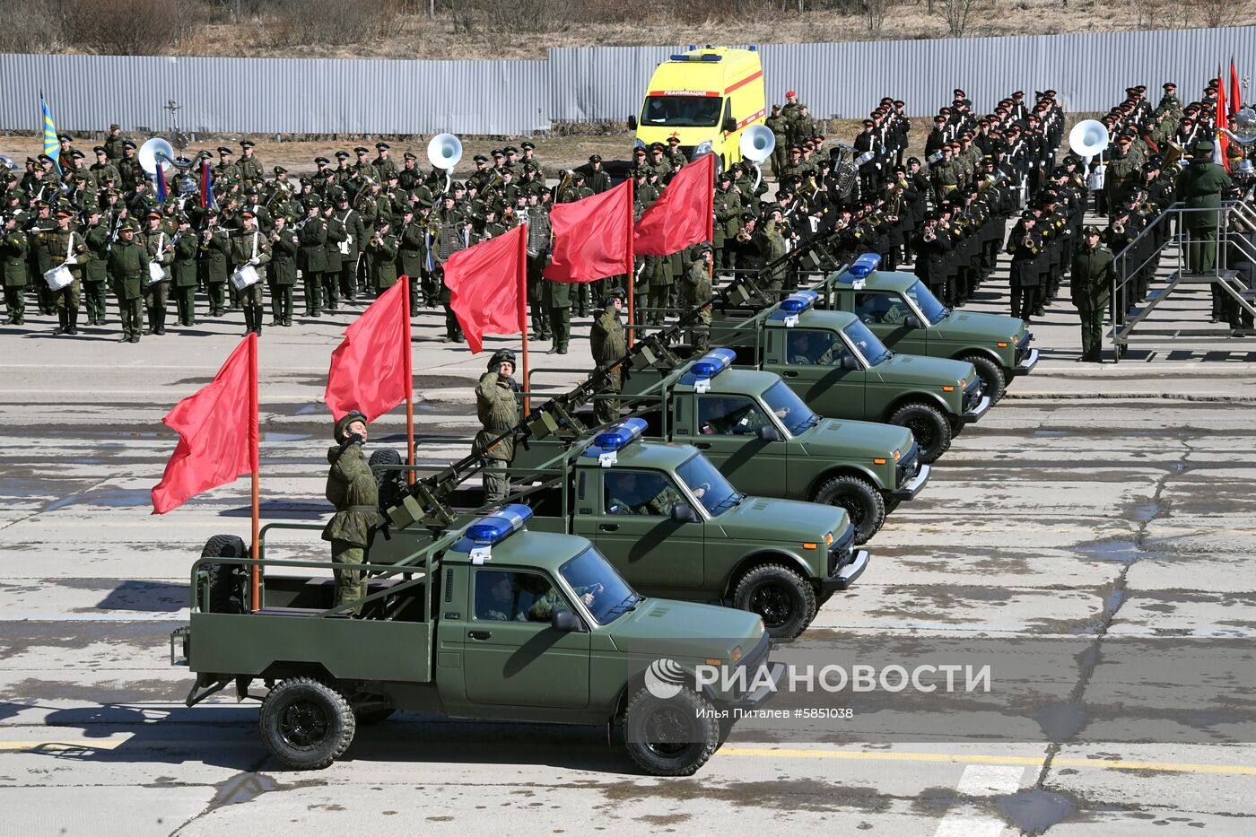 Репетиция парада Победы в Алабино 