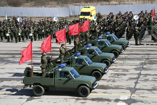 Репетиция парада Победы в Алабино 