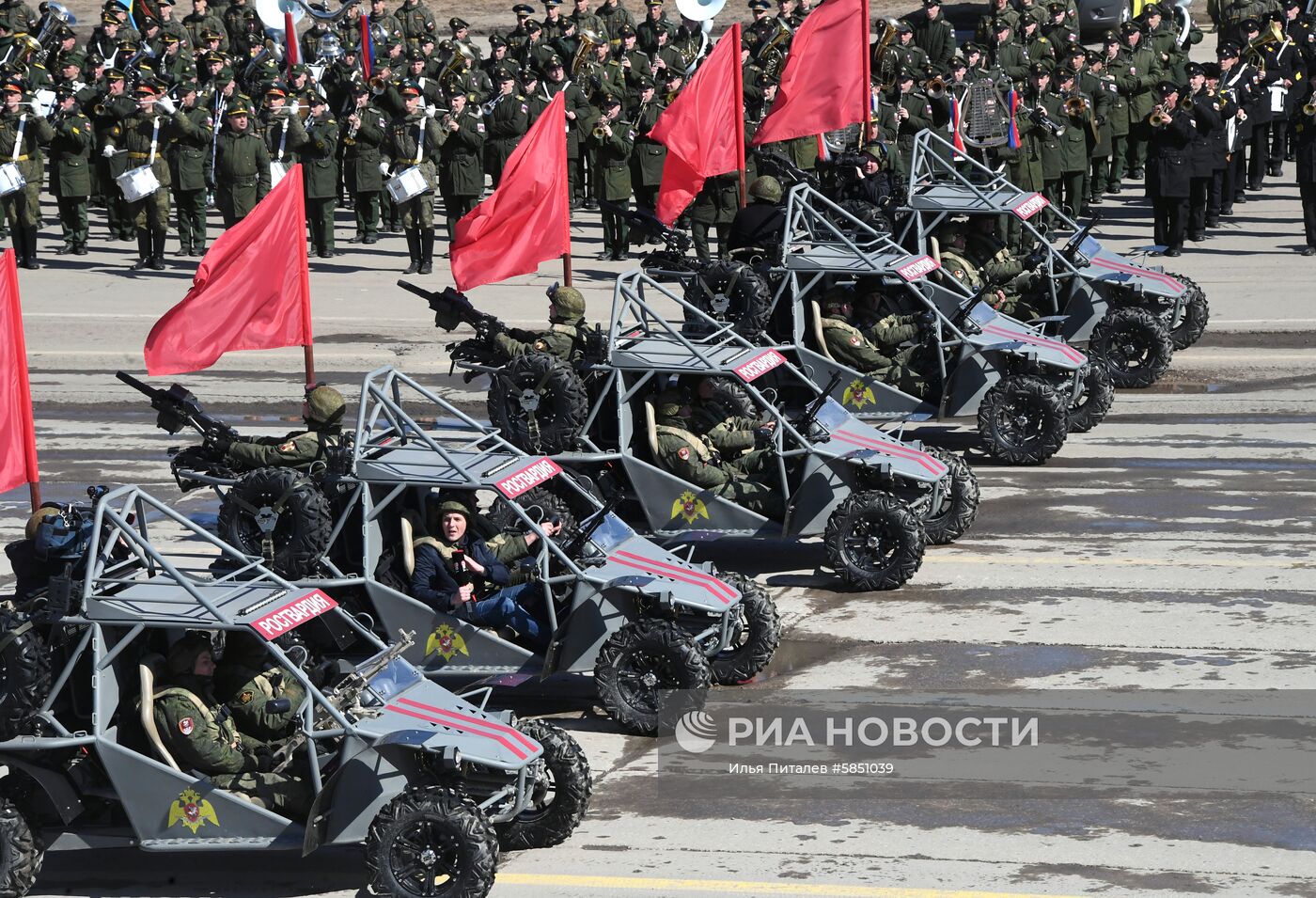 Репетиция парада Победы в Алабино 