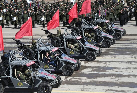 Репетиция парада Победы в Алабино 