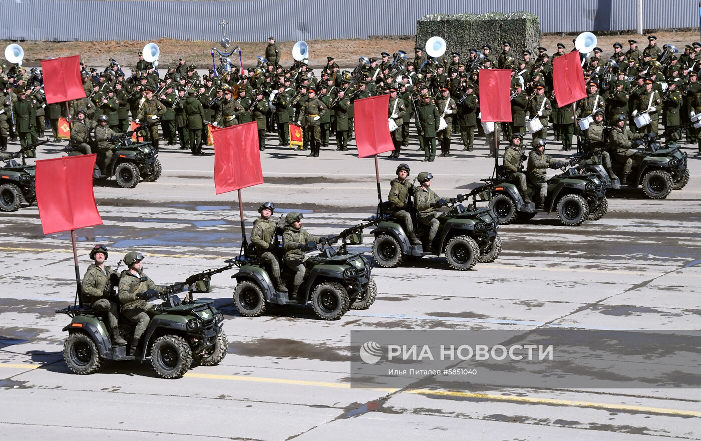 Репетиция парада Победы в Алабино 