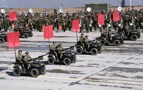 Репетиция парада Победы в Алабино 