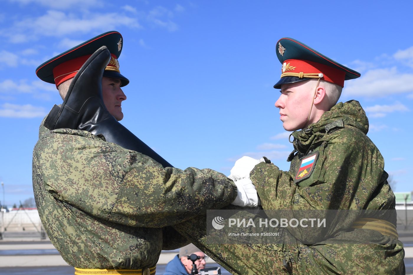 Репетиция парада Победы в Алабино