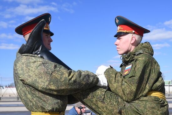 Репетиция парада Победы в Алабино 