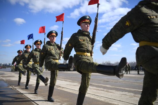 Репетиция парада Победы в Алабино 