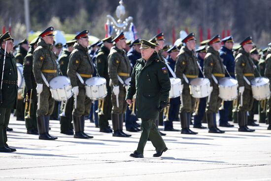 Репетиция парада Победы в Алабино 