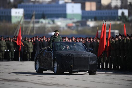 Репетиция парада Победы в Алабино 