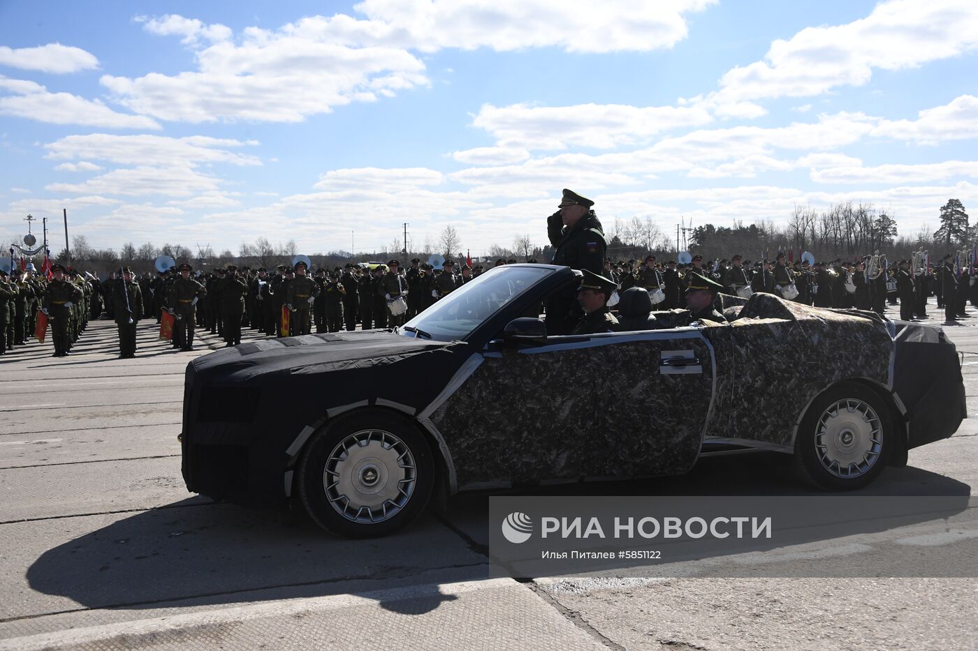 Репетиция парада Победы в Алабино 