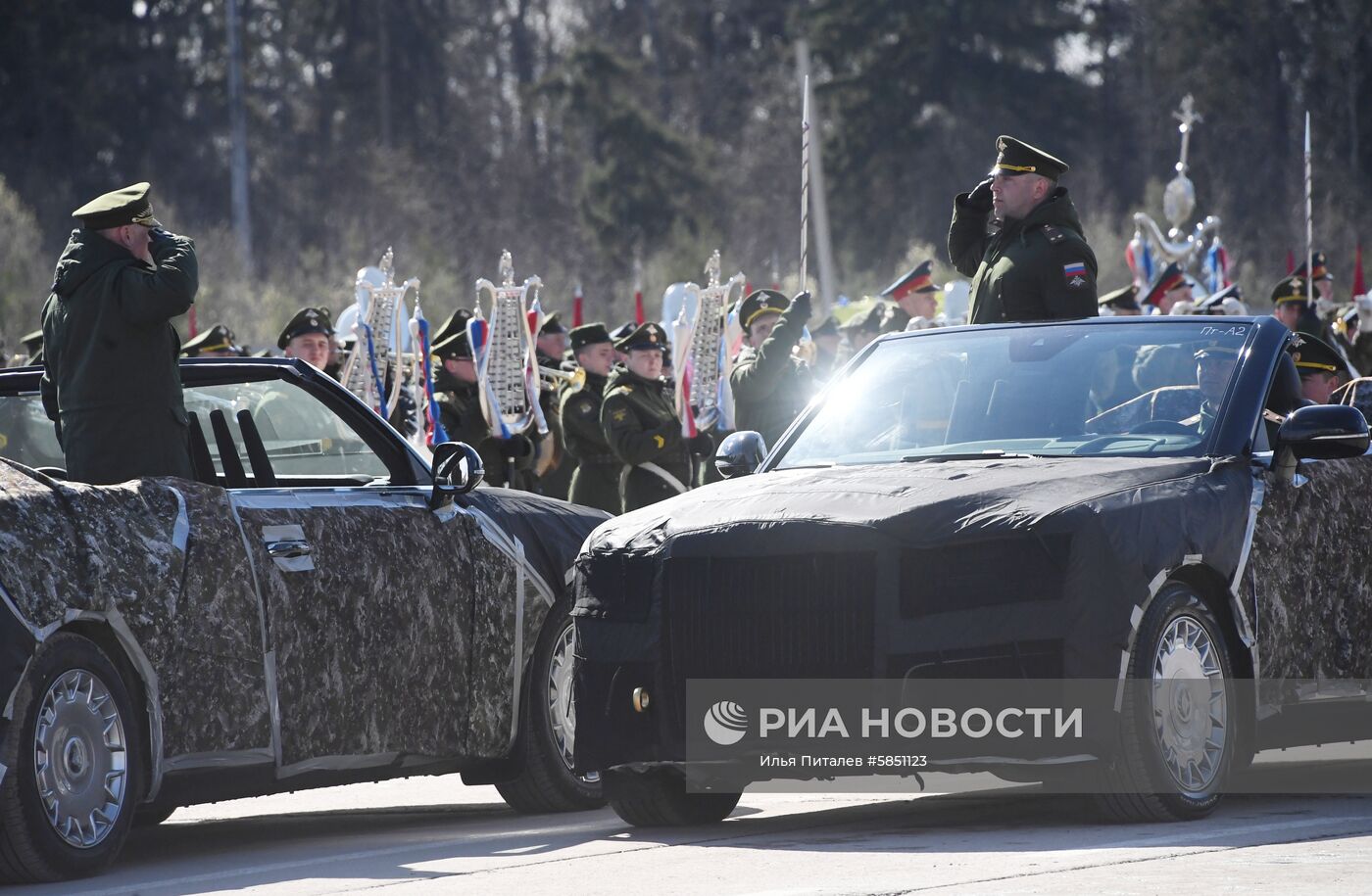 Репетиция парада Победы в Алабино 