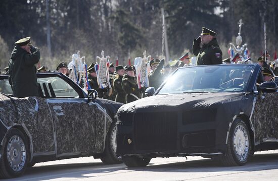 Репетиция парада Победы в Алабино 