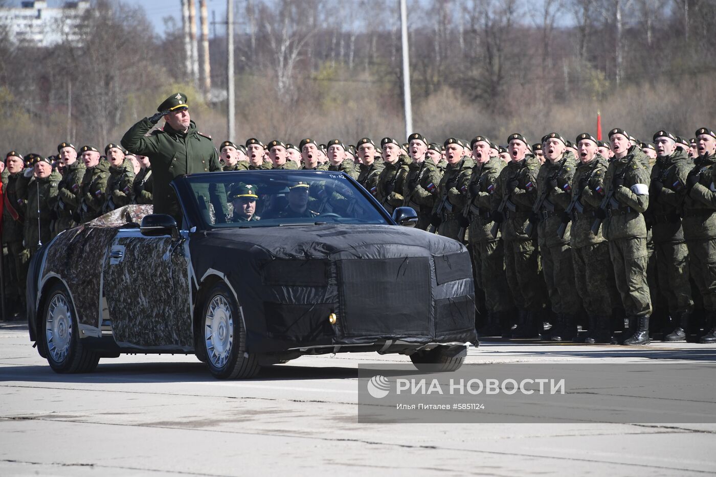 Репетиция парада Победы в Алабино 