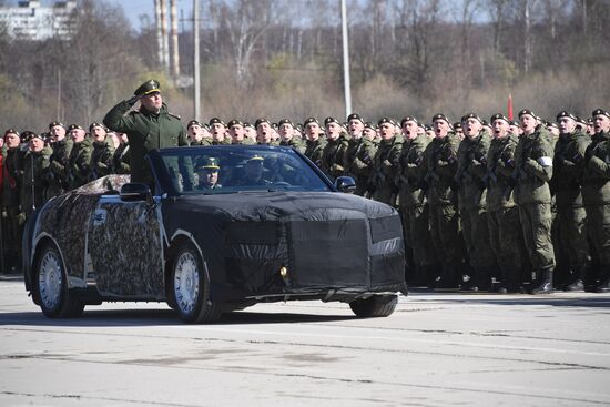 Репетиция парада Победы в Алабино 