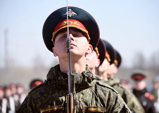 Репетиция парада Победы в Алабино 