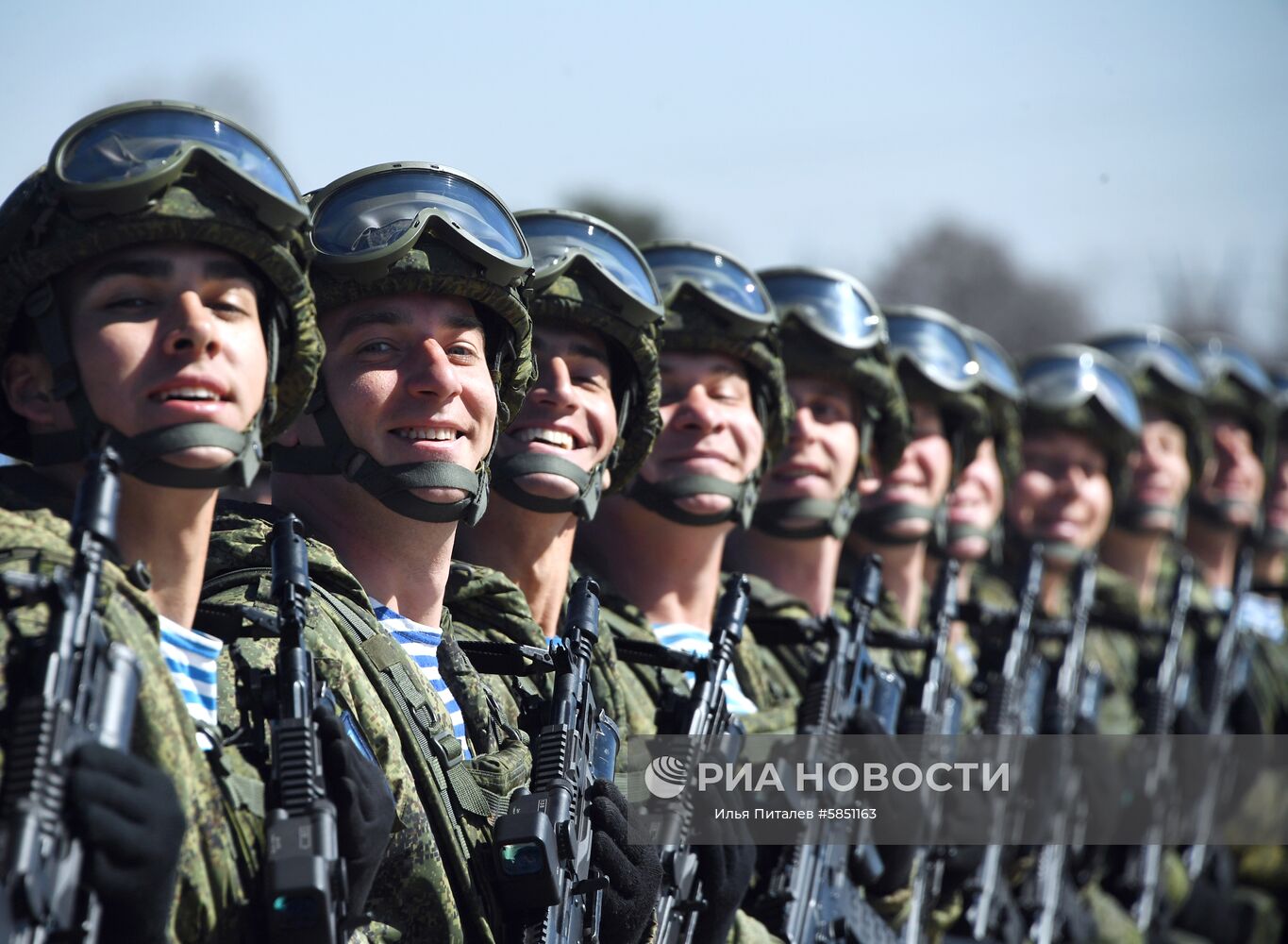 Репетиция парада Победы в Алабино