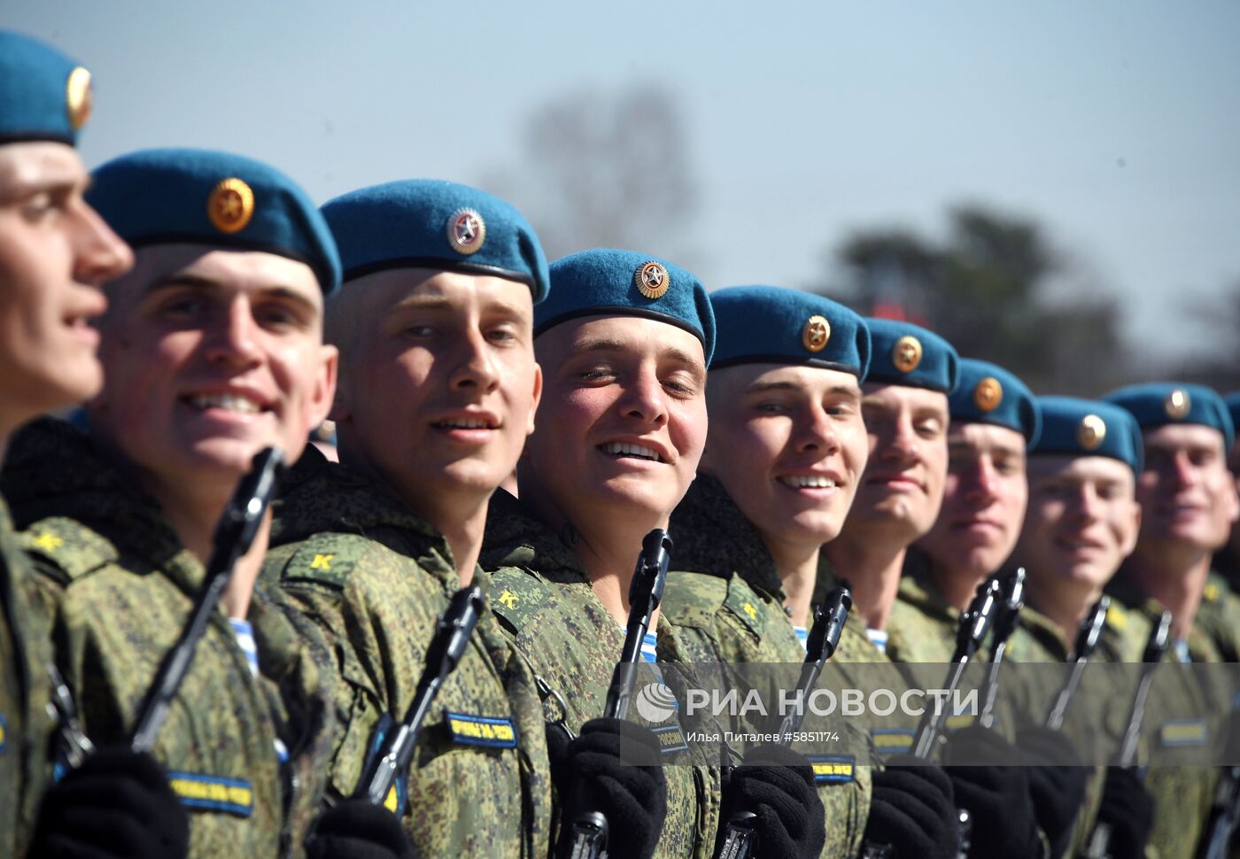 Репетиция парада Победы в Алабино 