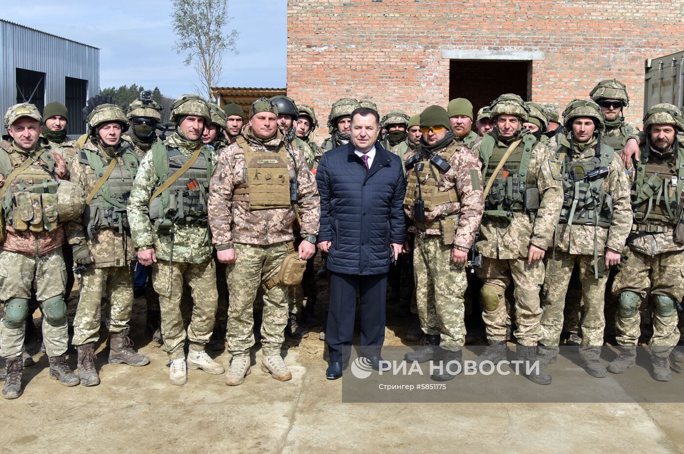 Военные учения на полигоне Яворовский во Львовской области