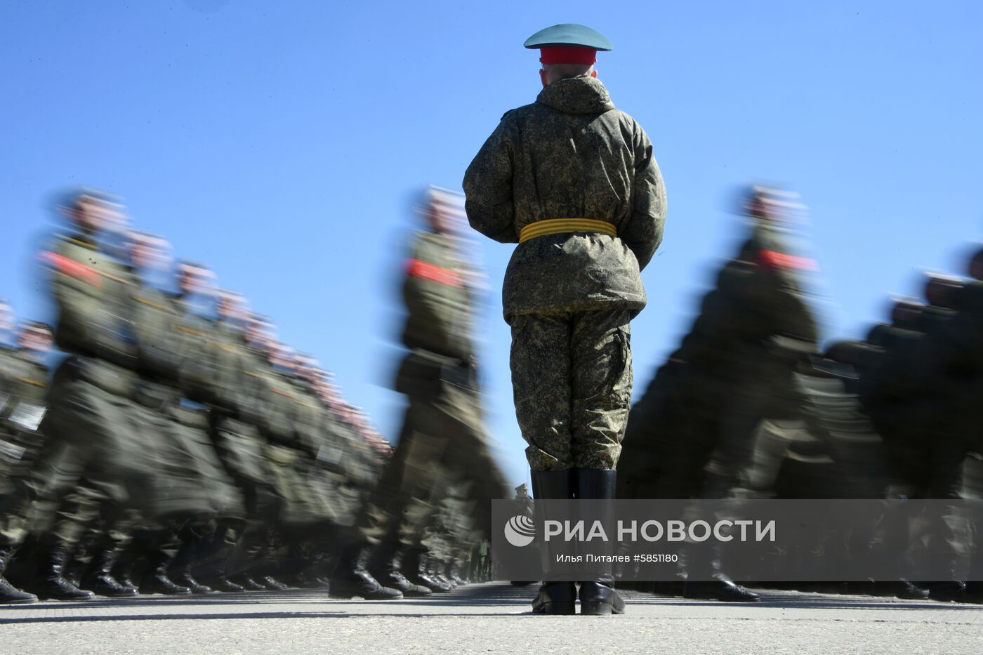 Репетиция парада Победы в Алабино