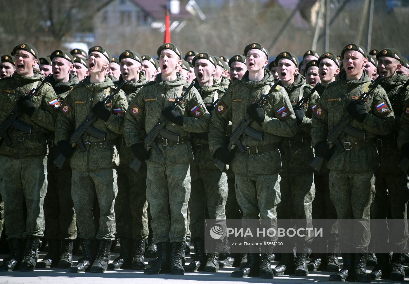 Репетиция парада Победы в Алабино