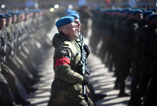 Репетиция парада Победы в Алабино 