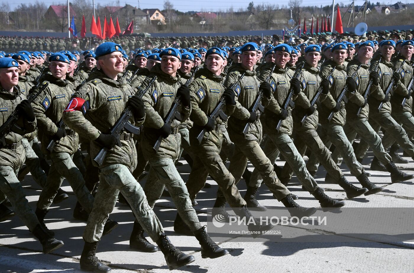 Репетиция парада Победы в Алабино 