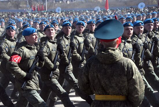 Репетиция парада Победы в Алабино 