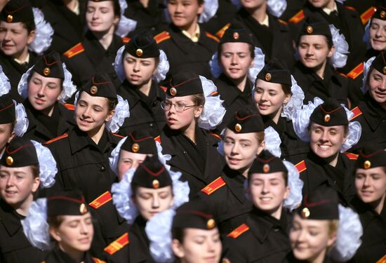 Репетиция парада Победы в Алабино 