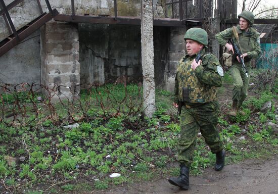 Учения ГСИН ДНР в Донецкой области